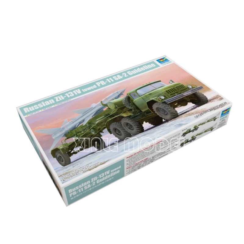 

Trumpeter Scale Model Kit TP01033 Russian ZiL-131V towed PR-11 SA-2 Guideline 1/35