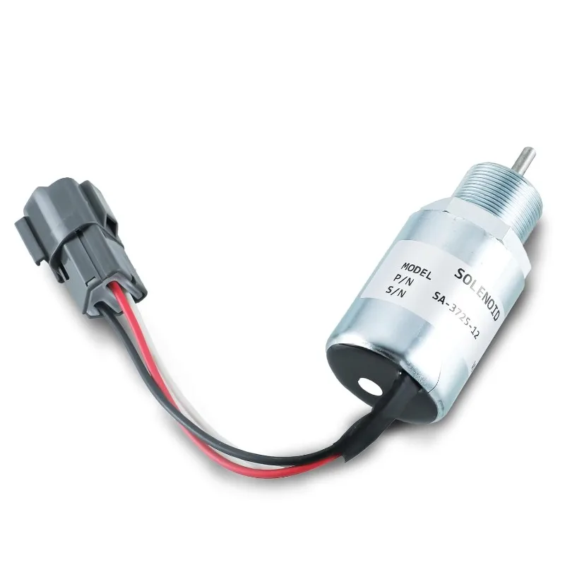 

SA-3725-12 Соленоид отключения топлива 30A87-20402 для двигателя Mitsubishi L2E L3E S3L S4L Volvo Экскаватор EC13 EC15 EC20 EC25 Mitsubis