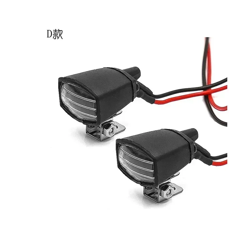 레트로 원형 지붕 조명, 크로스 컨트리 서치라이트 헤드라이트, 프론트 범퍼 스포트라이트, 1/10 시뮬레이션 RC카 Trx4 Trx6, 18-20mm
