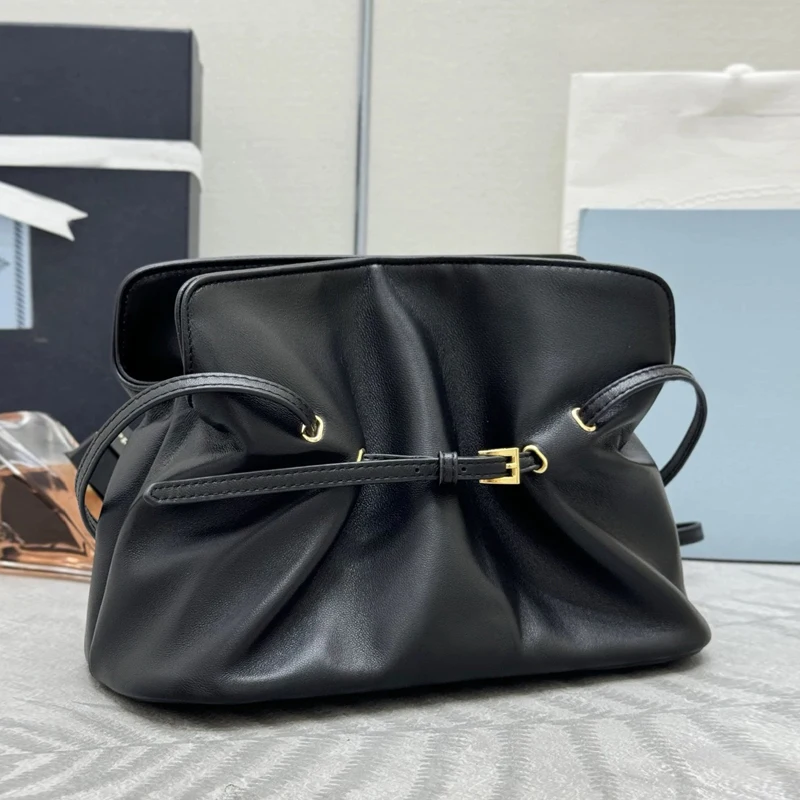 

Classic Small Cloud Bags For Women Luxury Designer Handbags Purses 2025 New In PU Belt Buckle Decoration Small Underarm Shoulder