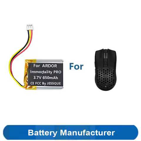 650mAh 3.7V BH 802530 Battery For ARDOR GAMING Immortality PRO Wireless игровая Мышь Mouse Accumulator AKKU