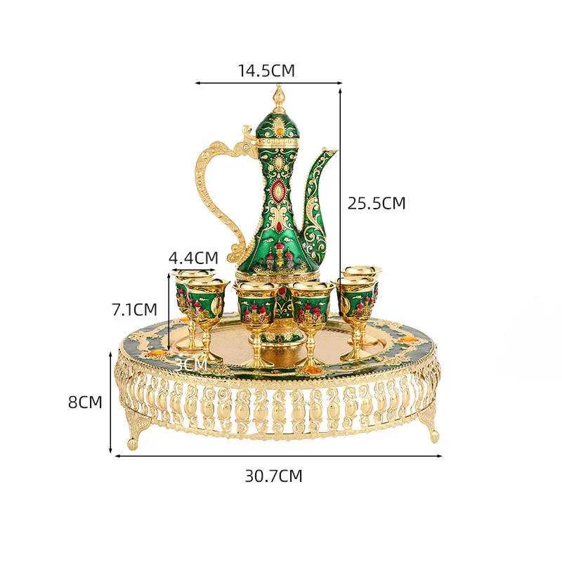 new-classical-wine-set-high-plate-set-chinese-home-decoration