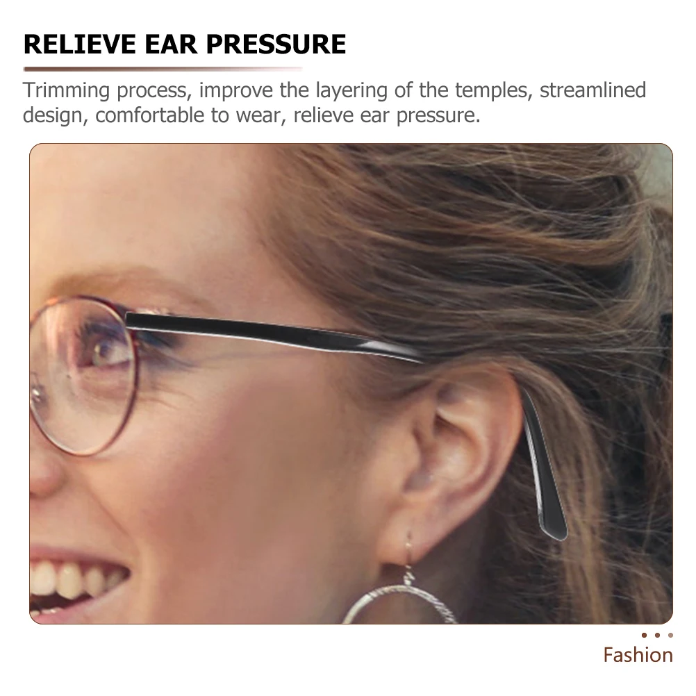 

2 set 2 Sets Metal Eyeglasses Arm Legs Replacement Universal Temples Anti-Allergy Comfort Ear Pressure Trimming