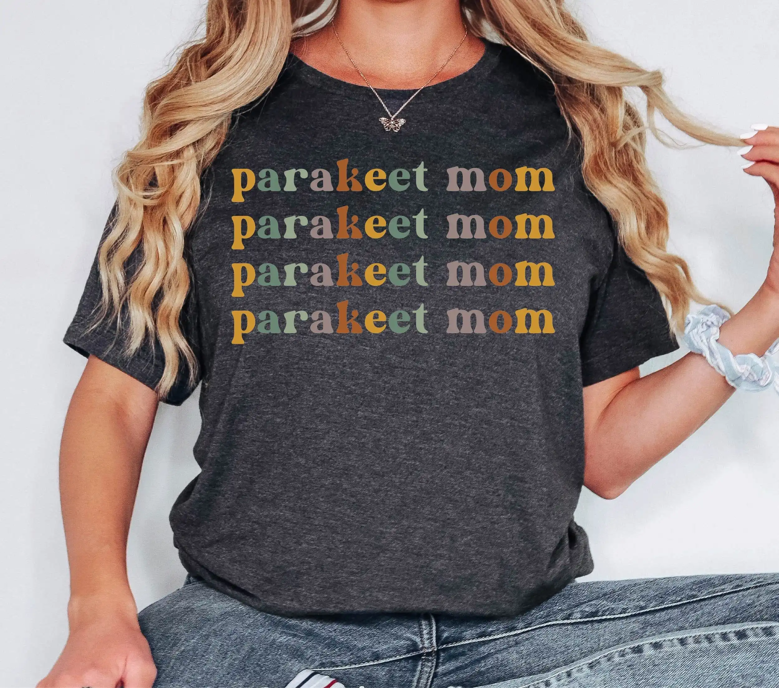 Parakeet Mom T Shirt For Women S Aunt Owner Lover