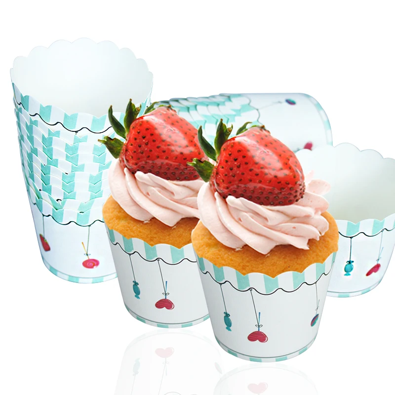 50Pcs Muffin Cake Cases Baking Liners Paper Baking Cups For Birthday Party Baby Shower