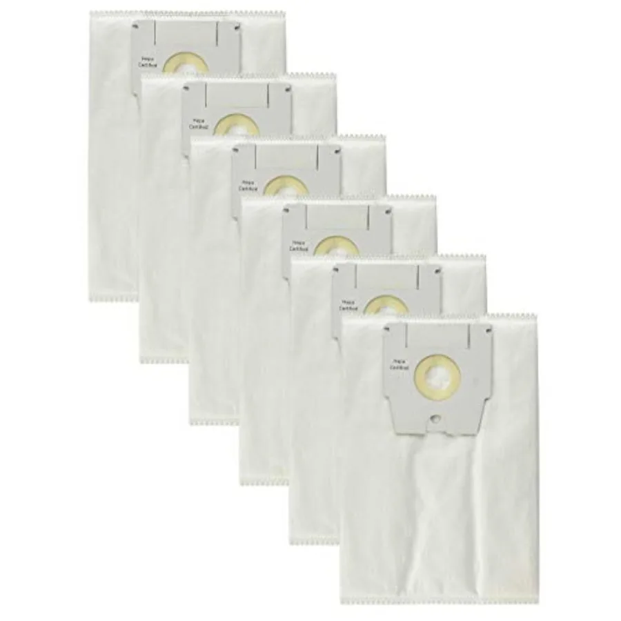 

6-Pack Premium Type H Bags for Simplicity, Riccar, The Bank Vault Canister Vacuum Cleaners