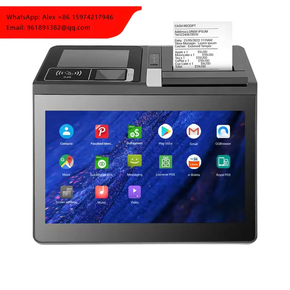 

Factory All In One Pos System 11.6 Inch Tablet Pos Touch Screen Android Windows Cash Register Pos Machines With Printer