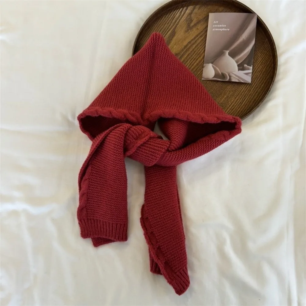 

Новая теплая пуловерная шапка, холодостойкая ветрозащитная шапка для защиты ушей, вязаная шапка-бини для спорта на открытом воздухе