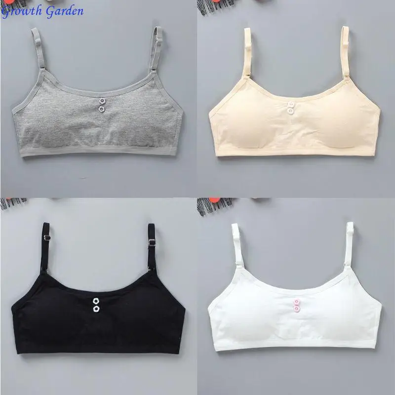 Bras niñas Soft Childs pequeños sujetador sujetador adolescente Puerta ropa interior E65D