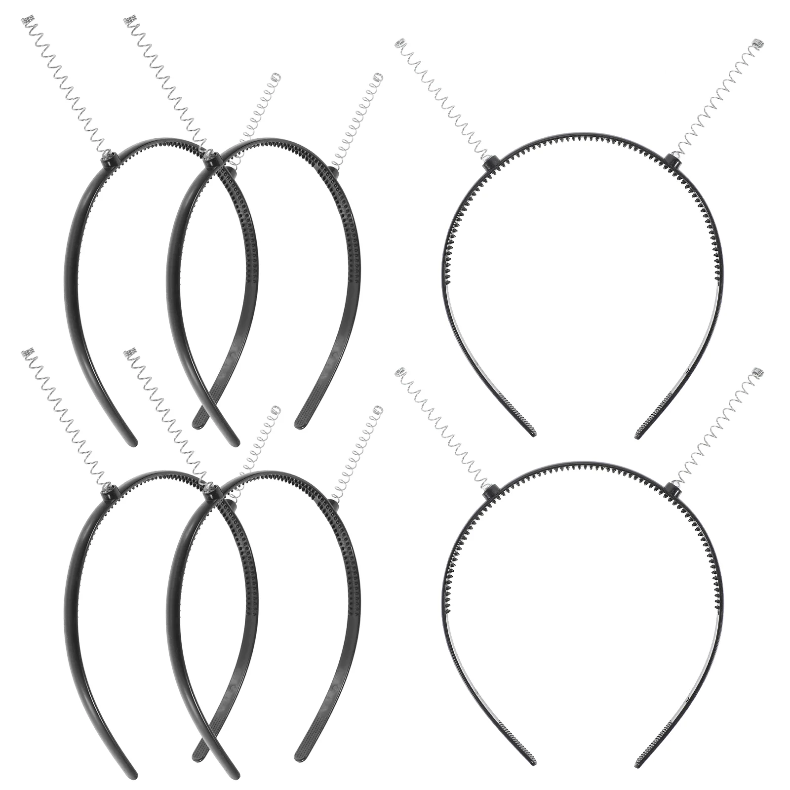 6-delige hoofdbandaccessoires Haarkam Hoofdbandframe Antislip met tanden Dameshoofdbanden Haarverzorging Stylingaccessoires Plastic