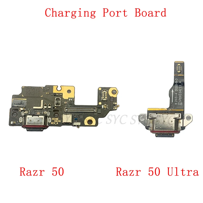 Charging Connector Board Flex Cable For Razr 50 Ultra USB Charging Port Repair Parts