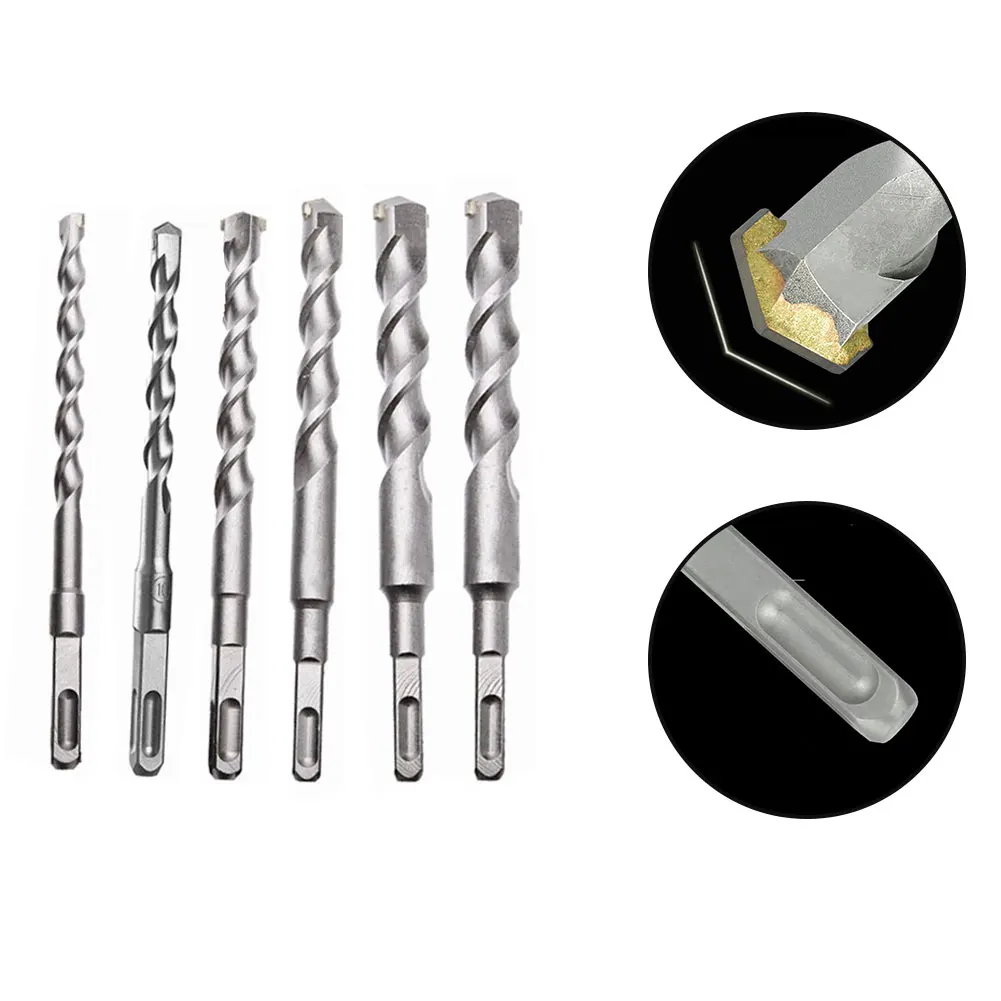 For SDS PLUS Compatible High Performance 150mm Long Carbide Masonry Drill Bit Set Perfectly Suited to Heavy Duty Tasks