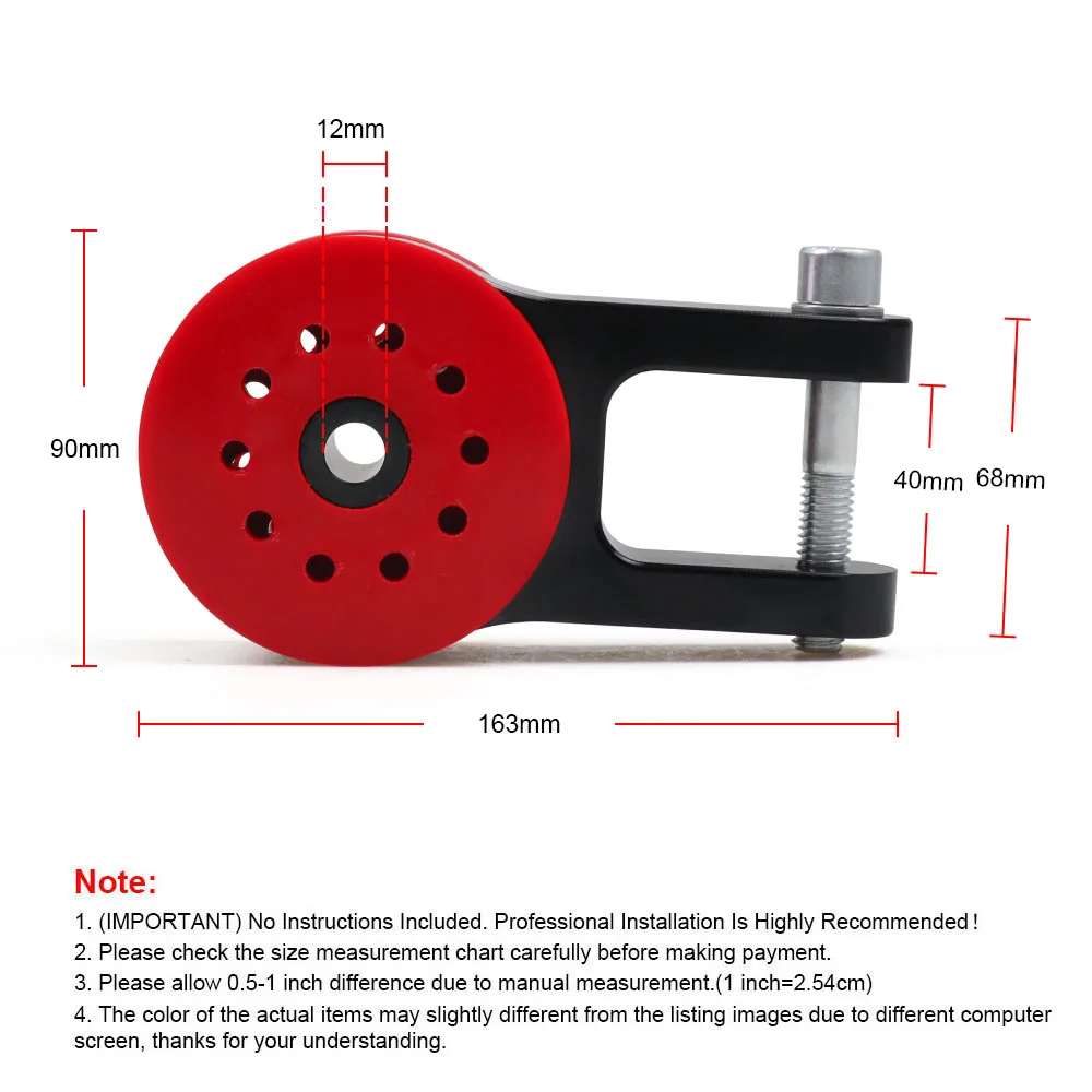 

Red 85A Polyurethane T6061 Aluminum Rear Motor Mount For Focus ST 13-18 For Focus RS 16-18 For Mazdaspeed 3 07-13
