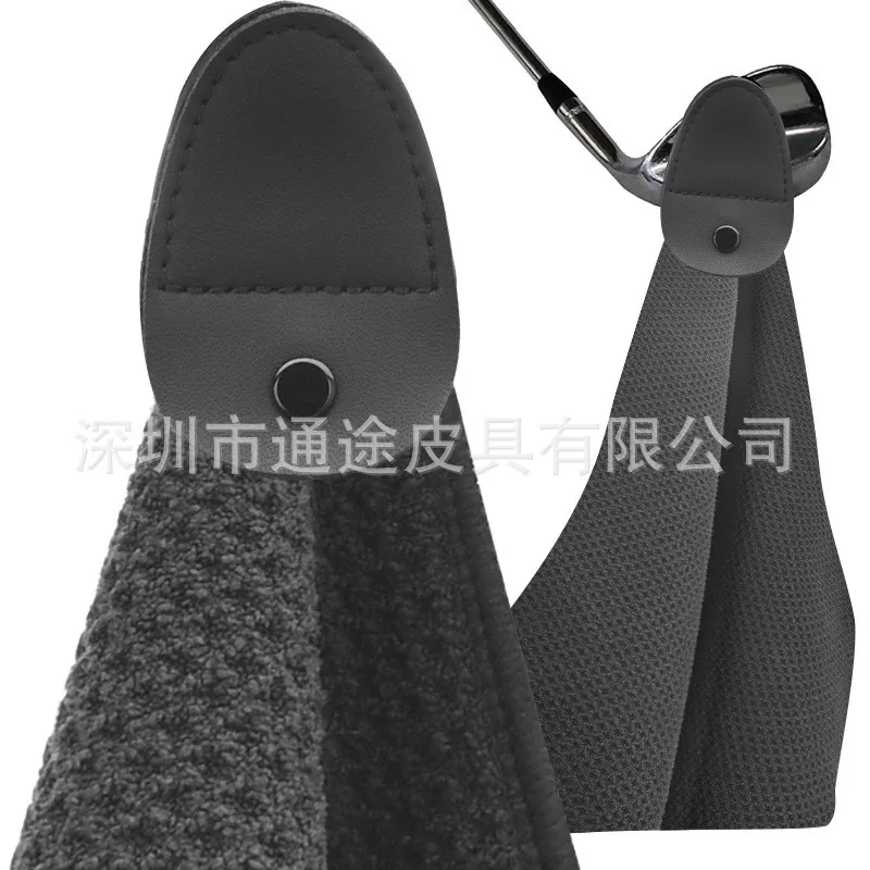

Magnetic Golf Towel Ultra-Fine Fiber Quick Drying Sports Hook Towels Wiping Rod Ball Cleaning Cloth