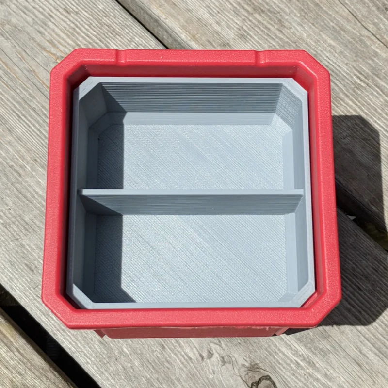 Garage Van Nested Cup Storage Box Nested Cup for Milwaukee Packout Tools Packaging Storage Box Tool Organizer Accessories