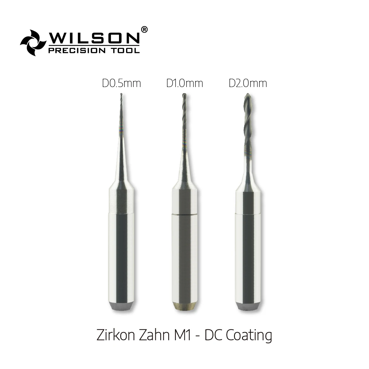 For Zirkon Zahn M1 Machines Wilson Dental Milling Burs-Cutting Zirconia- Overall Length 50mm