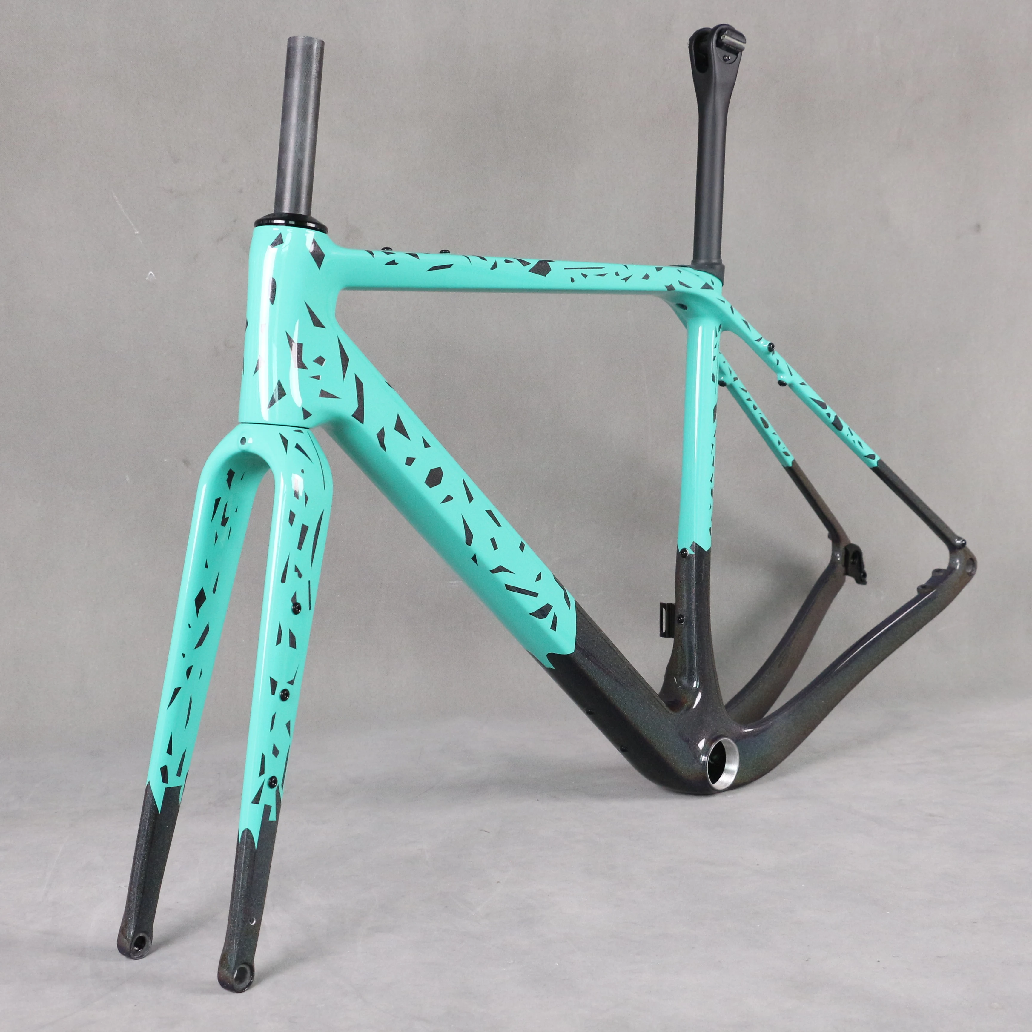 Gravel frame, Full Carbon Gravel Bike Frame, Disc Brake frame ,Bicycle Frameset, Max Tire, BB386 or T47 BB, BB386 frameset ,