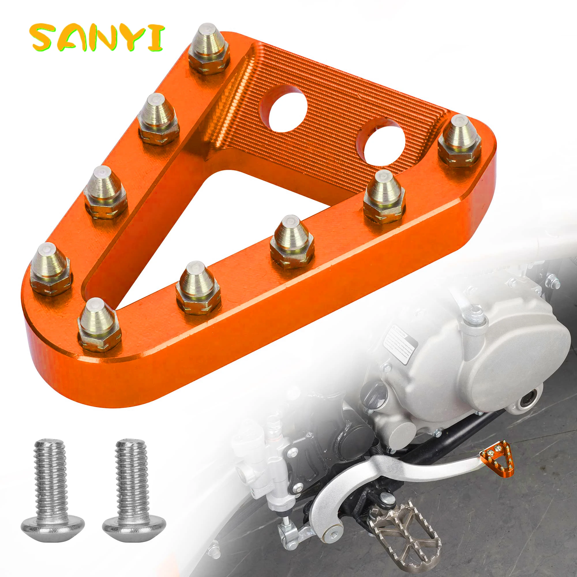 

Rear Brake Pedal Step Tip Plate For KTM SX SXF EXC EXCF XCW XCFW XC XCF For Husqvarna 125 150 250 350 450 2016-2023 2020