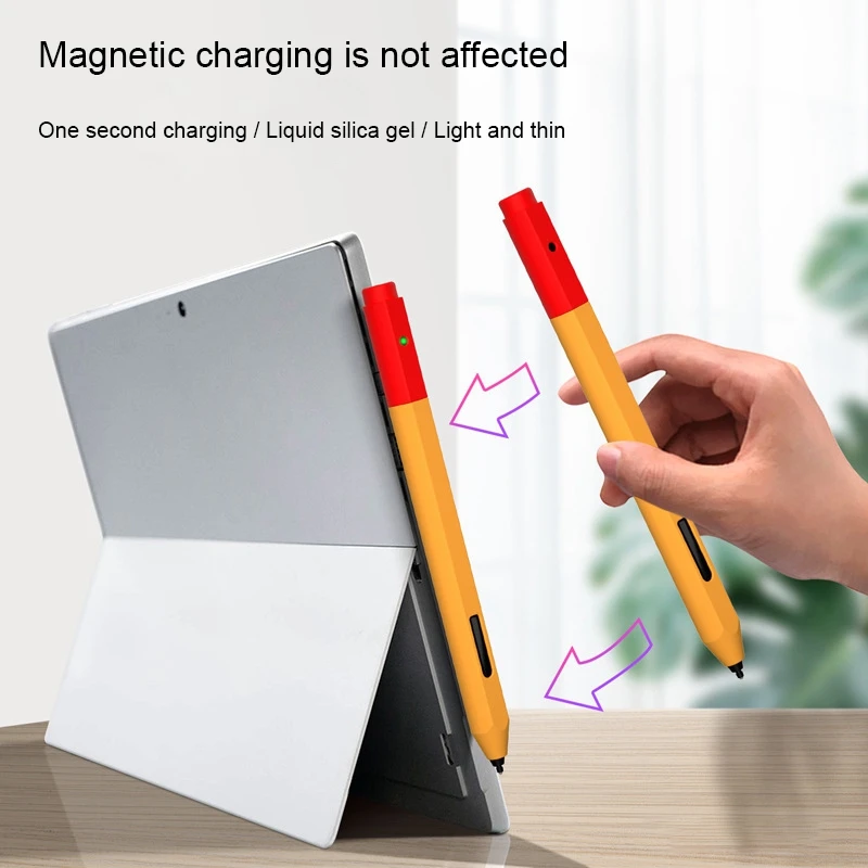 Manchon de protection en silicone pour stylet de tablette, manchon de crayon fendu pour surface, 1 ensemble