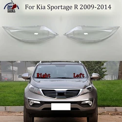 Transparente scheinwerfer abdeckung scheinwerfer maske glas linsen lampe schale plexiglas für kia sportage r 2009 2010 2011 2012 2013 2014