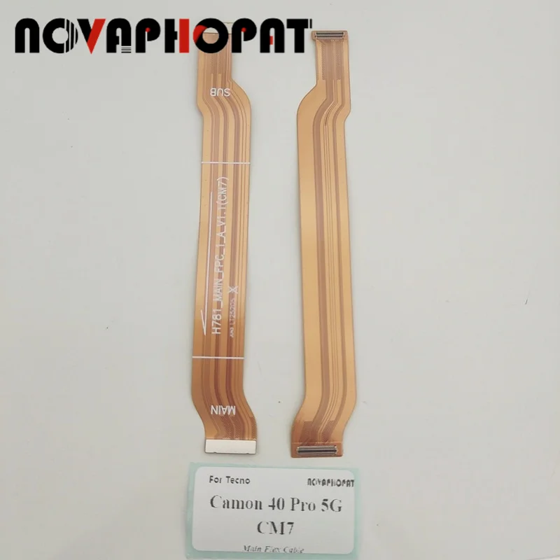 For Tecno Camon 40 Pro 5G CM7 Inter Board Main Flex Connector Motherboard USB Charger Flex Cable Ribbon