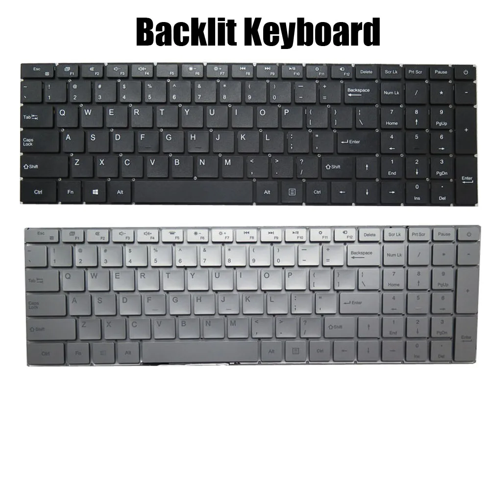

Клавиатура для ноутбука с подсветкой для Azerty AZ-1506 MB3501032 XK-HS287 F0006-032 PRIDE-K4532 XS3501032, США, Россия, RU, новая