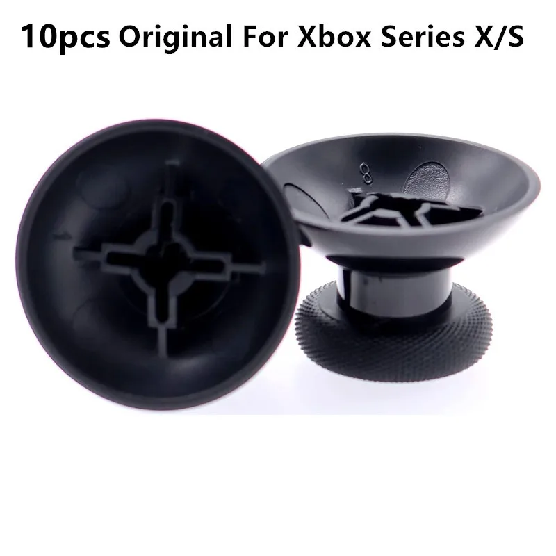 استبدال المطاط التناظري المقعر لعصي الإبهام السوداء الأصلية لسلسلة Xbox S | قبعات قبعة قبضة الإبهام لوحدة تحكم Xbox Series X