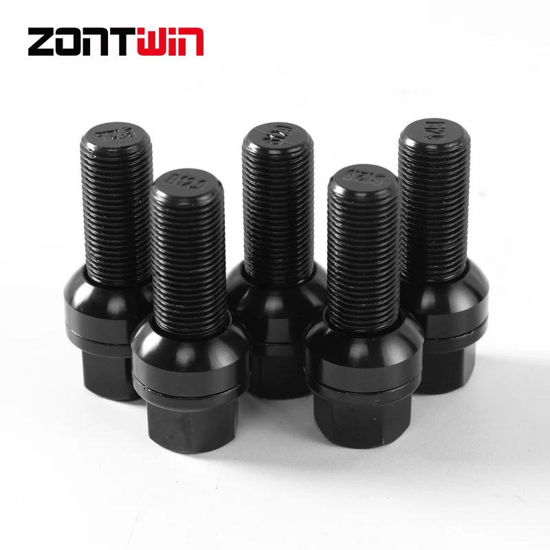 

16/20Pieces Wheel B12.9 Grade Forged Bolts Nuts Screw for Benz Audi Porsche VW Golf 5/6/7 CC A4 A5 A6 M14*1.5 14*1.25 15x1.25