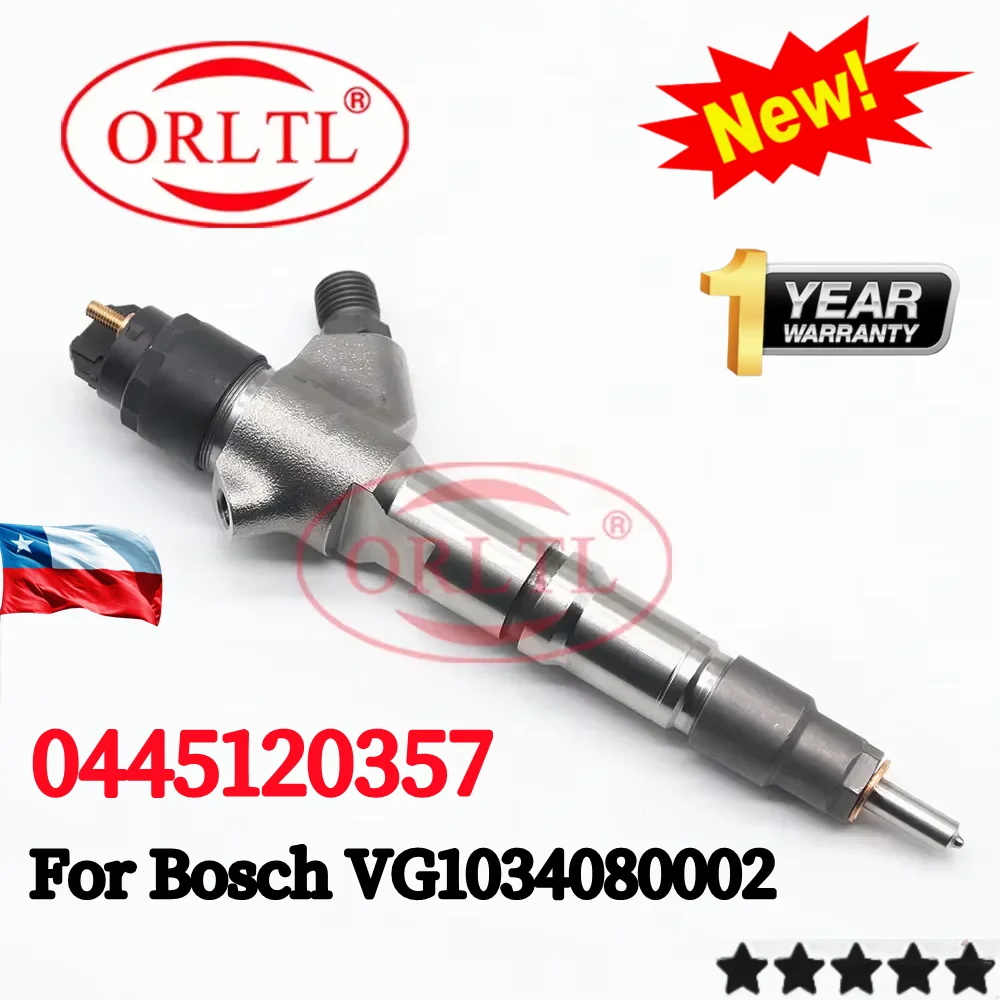 

0445120357 Новая форсунка дизельного топлива 0445 120 357, форсунка Common Rail 0 445 120 357, подходит для Bosch VG 1034080002 ОРЛЛ