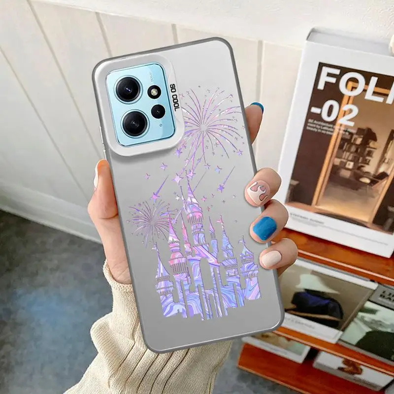 Phone Case for Xiaomi Redmi Note 13 Pro 10 11 12 Pro Plus 11S 12S 10Pro 11Pro Silicone Soft Disney Fireworks Castle Cover image 5