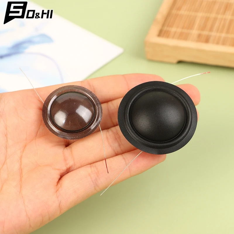 1PCS New 19mm 25mm Tweeter Voice Coil Silk Diaphragm Membrane Treble Speaker Repair Parts Accessories