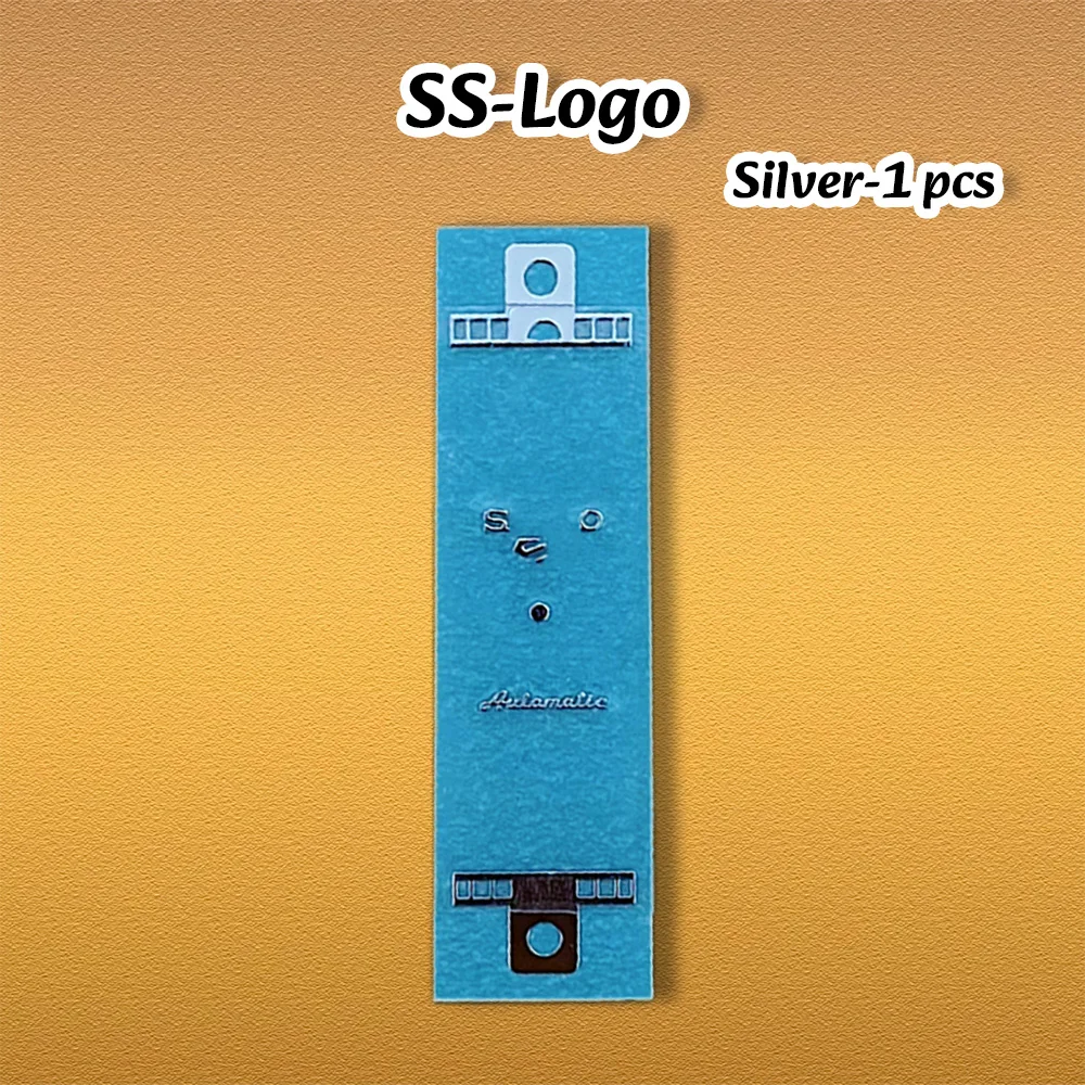 SEI SS Logo New 3D metal Logo sticker suitable for 27-30MM flat dial watch modification accessories view 3