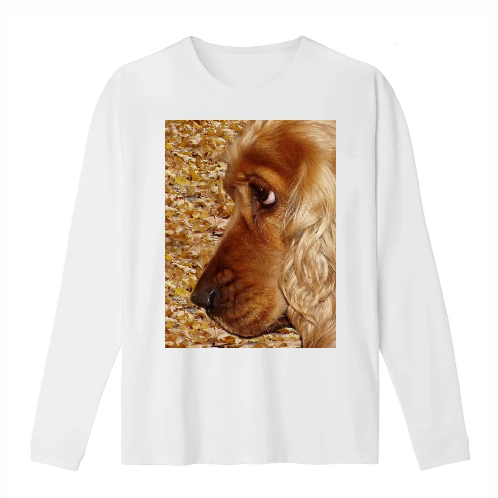 Dog English Cocker Spaniel T-Shirt Summer Casual Cotton Tee Oversized Streetwear Tops Vintage Graphic Print Unisex Men Women