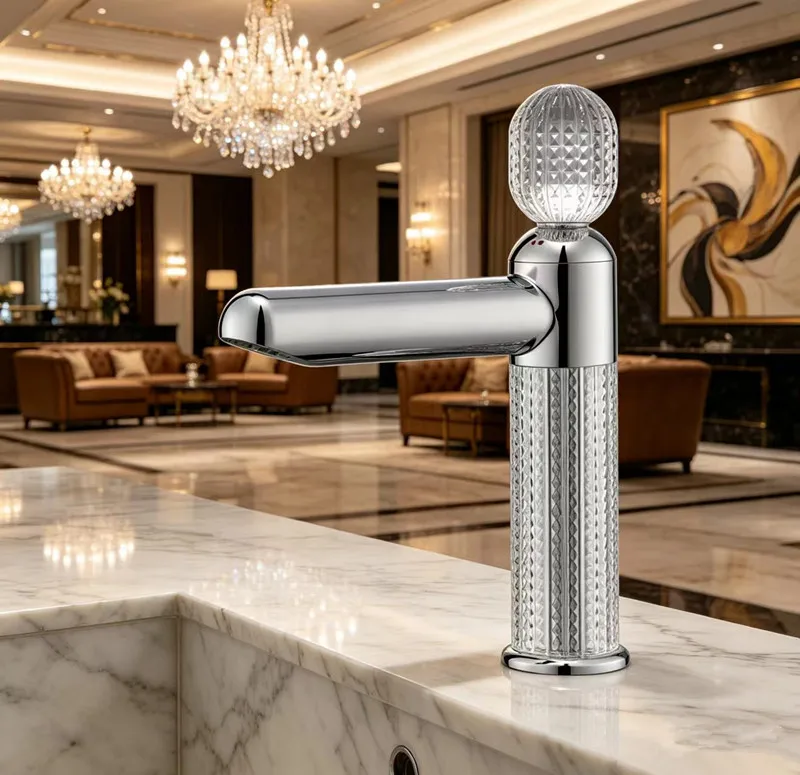 Washbasin, faucet, hot and cold dual-use, bathroom basin, sink, washbasin, bathroom cabinet, toilet, household use tap
