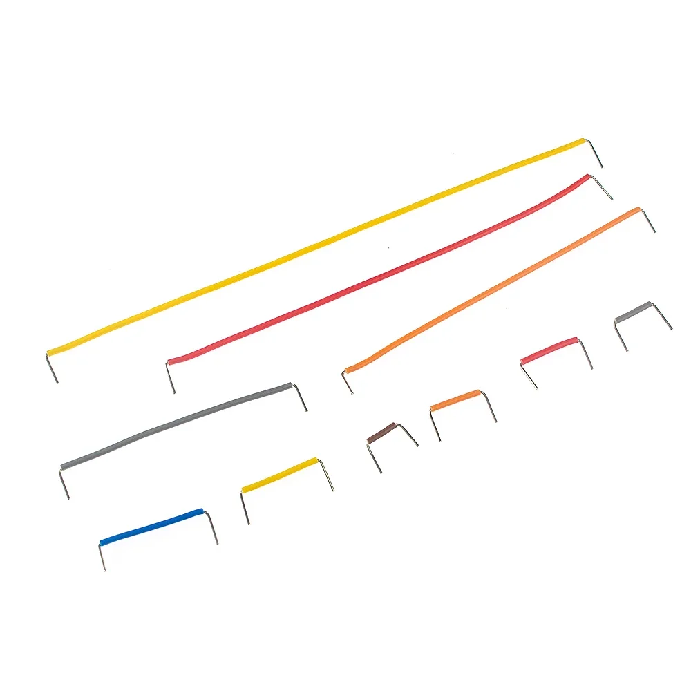 140-840Pcs Preformed Breadboard Jumper Wire Kit 14 Lengths Assorted for Breadboard Prototyping Circuits DIY Electronic Kit