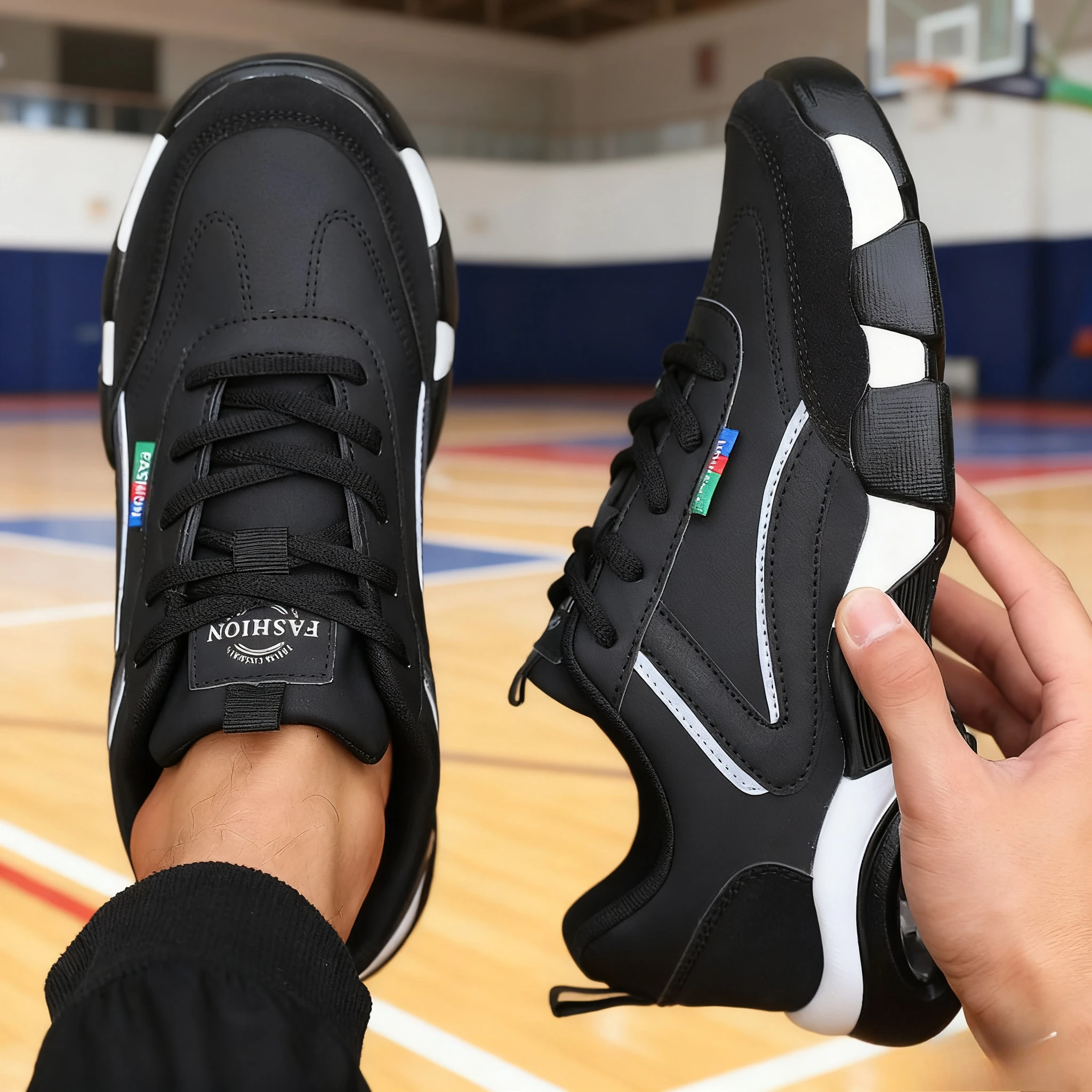 

Cheap Tennis Men Spring and Autumn Flat Low Shoes Casual Sports Shoe Fashionable Leather Outdoor Running Business Walking Shoes