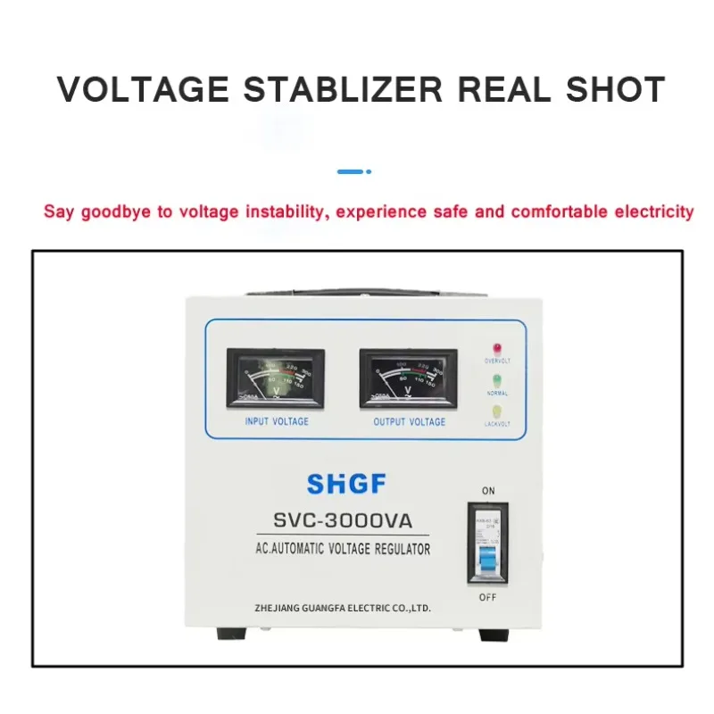 China Supplier Price 3000W 5000W Contactless AC 110V 200V 230V Automatic Stabilizer Voltage Regulator AVR view 6