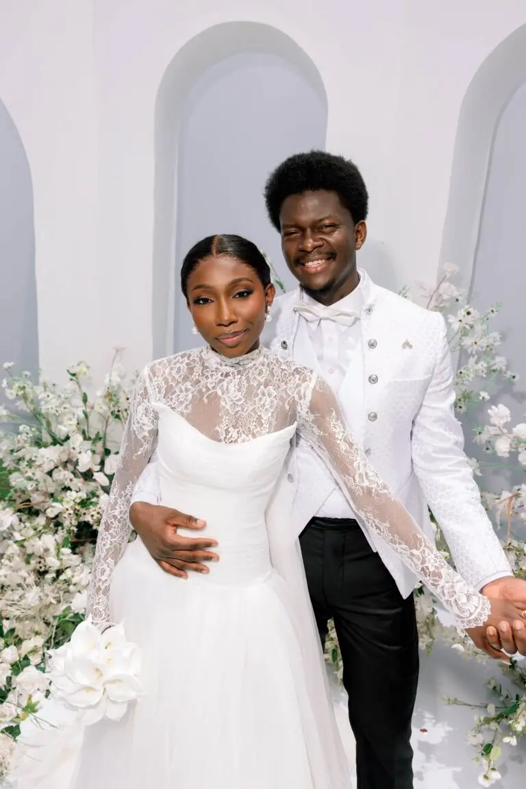 White Tulle Wedding Dresses for Women Bride Drop-waist Removable Lace Top Corset Garden Outdoor Africa Bridal Gown Customized