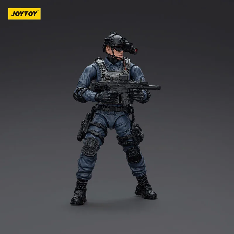 Joytoy 1/18 pacote de promoção do construtor do exército figura 32 membro da equipe de assalto figura de ação mini soldado estatueta brinquedo modelo colecionável