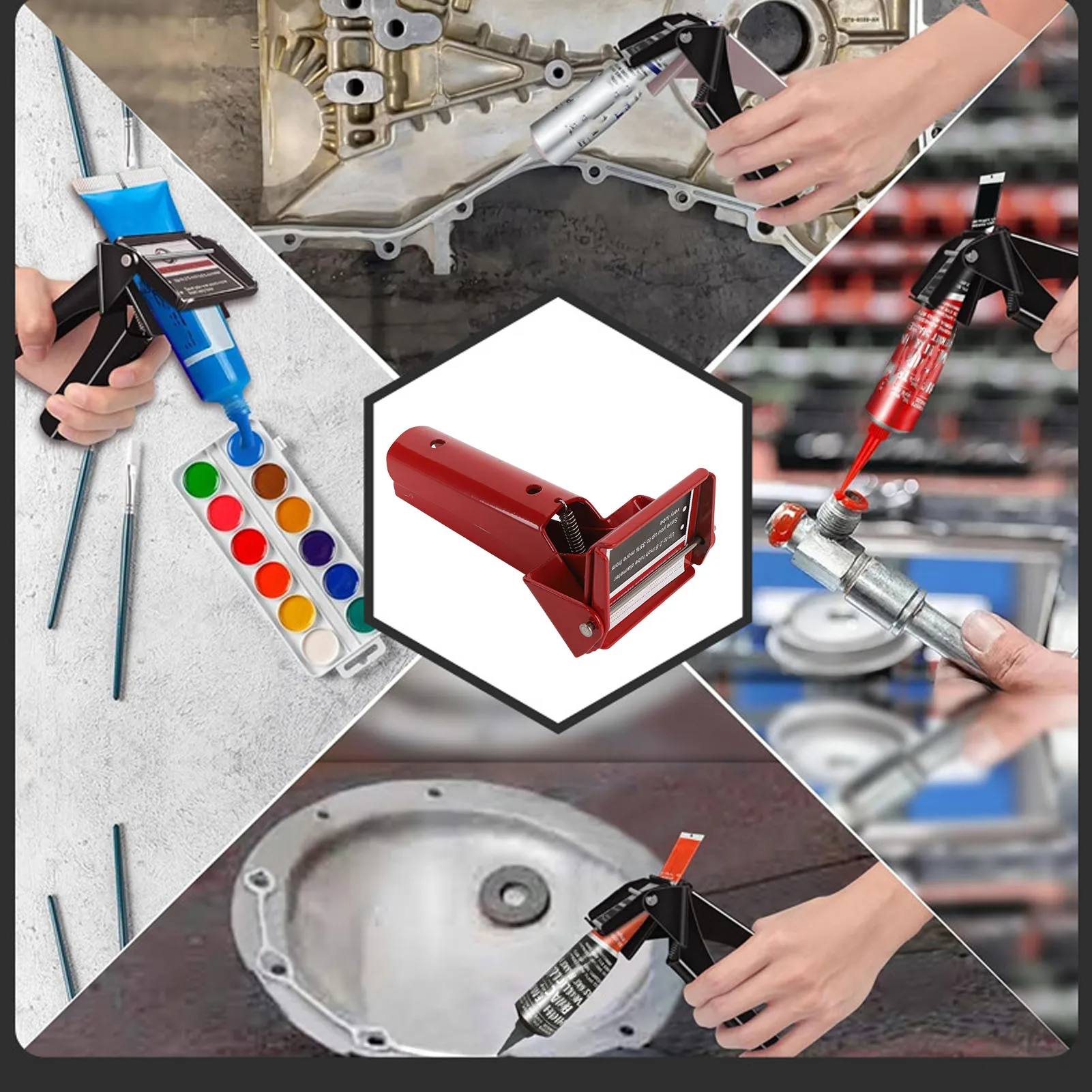 Silicone Tube Extrusion Tool Efficient Sturdy Easy To Control Versatile RTV Tube Squeeze Dispenser Tool for Automotive Repair