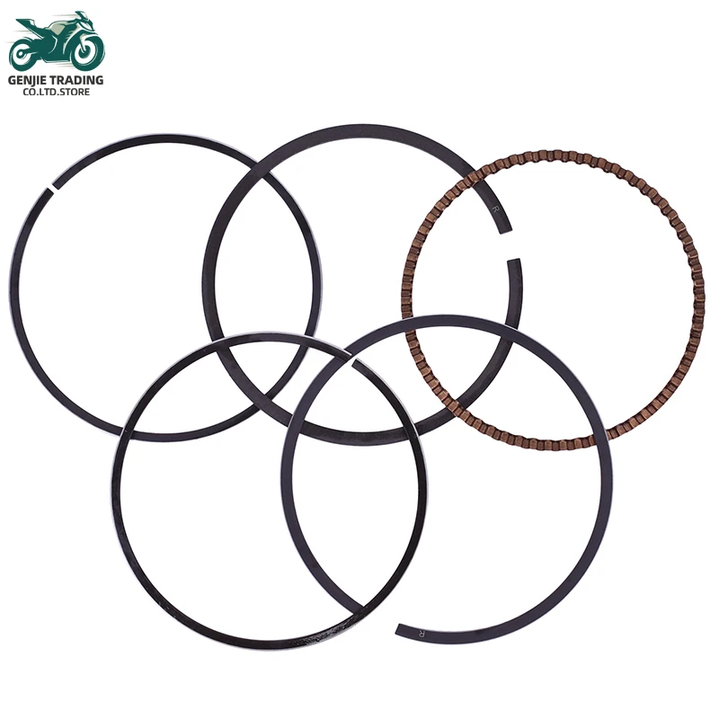 76mm Motorcycle Piston Rings for Kawasaki KLF300 Bayou C1-C17 B1-B17 KEF300 Lakota A1-A6 1995-2000 KVF300 99-02 KFX300 2001-2004