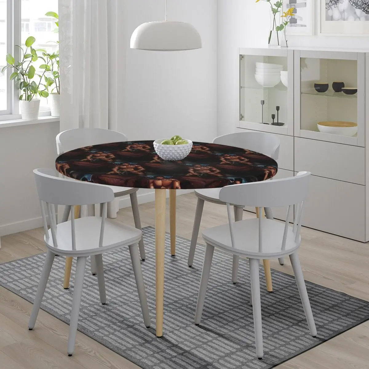 Rhysand From A Court Of Thorns And Roses II Waterproof Round Tablecloth Oilproof Table Cloth Kitchen Events Dining Table Cover