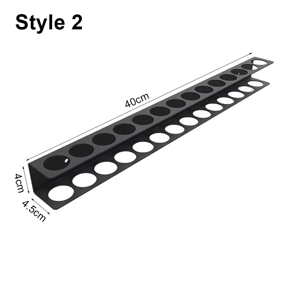 

1Pcs Wall Mount Screw Organizer Heavy Duty Steel Screwdriver Storage Rack Black Pliers Organizer Holder Hardware Tool Organizer