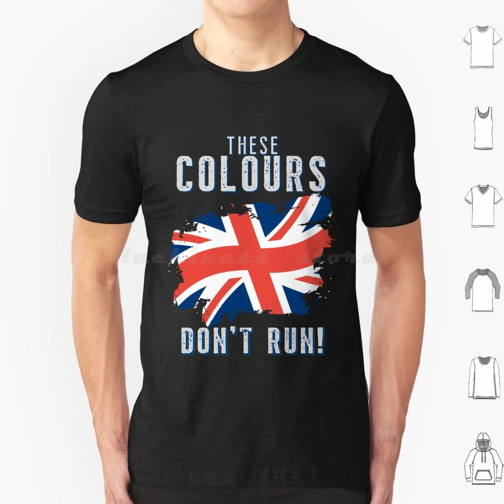 Эти цвета, футболка с флагом «не бегает», для мужчин, женщин, детей, 6xl патриотический флаг «Джек», «Юнион бегает», «флагай футбольной толпы»