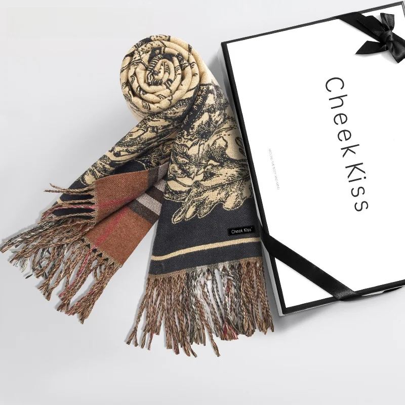 Echarpe-double-face-femme-sle-2025-nouveau-hiver-chaud-ne-plus-chaud-coreen-aosphere-oulder-poincon-vetements-d'exterieur-joue-baiser