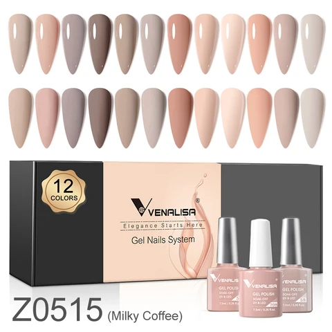 Гель-лак Venalisa Milky White Jelly Color - 10 мл
