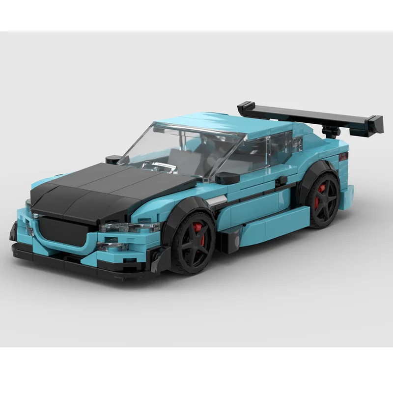 312 PCS Novo modelo de carro MOC Velocidade ​ ​ Campeões 2025 F-Tipo R Personalizado DIY Criativo Educacional Blocos de Construção para Crianças Presente