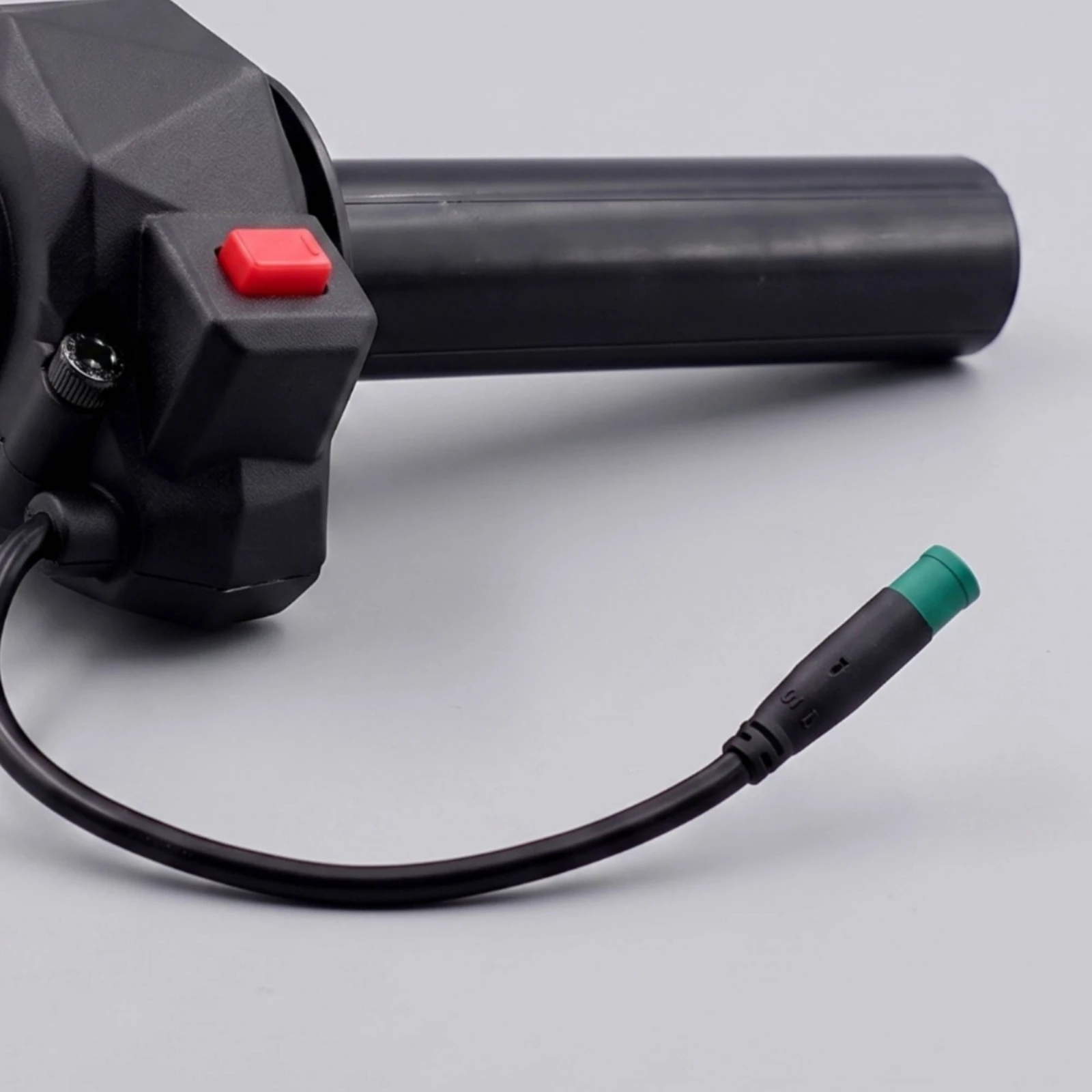 Full Twist Throttle Grip Handlebar-Mounted Motorcycle Throttle Control Wired Part Rubber for Riders, Custom Builds