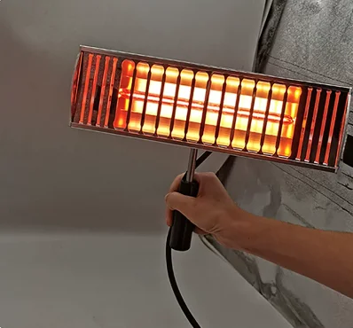 Infrared Paint Curing Dryer Short Wave Infrared Drying Lamp 1000W Handheld Infrared Light for Car Repair Paint