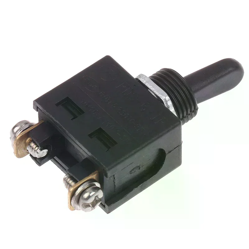 Electric Tool Button Switch for Angle Grinder Drill Hammer - Copper Contacts 15A/125V 8A/250V Toggle Switch for Power Tools
